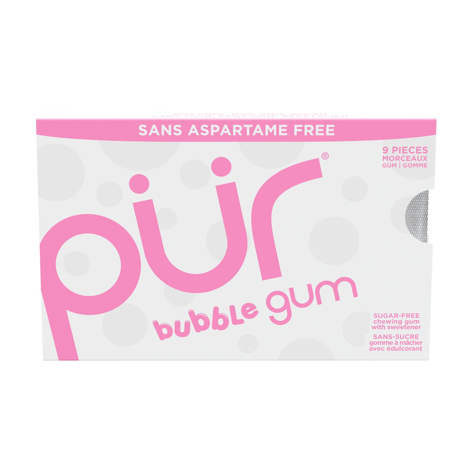 PUR GUM- BLISTER -BUBBLEGUM -12CT-O.W.S – SRP B2B