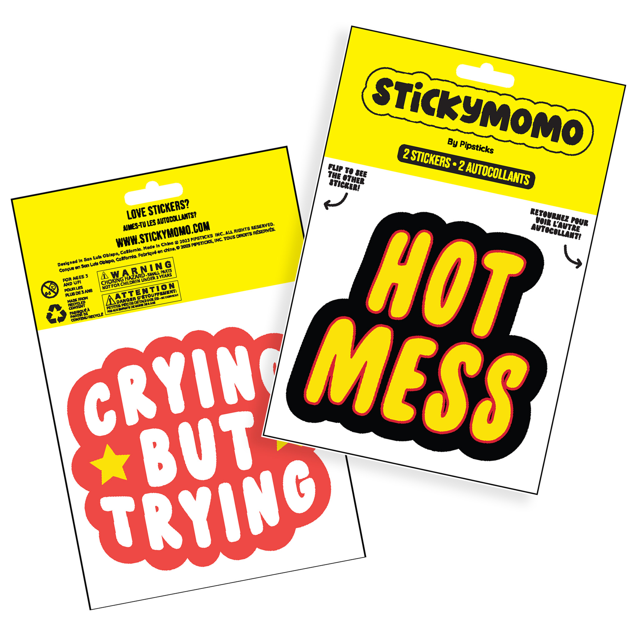 ASSORTED ENGLISH TEXT STICKER